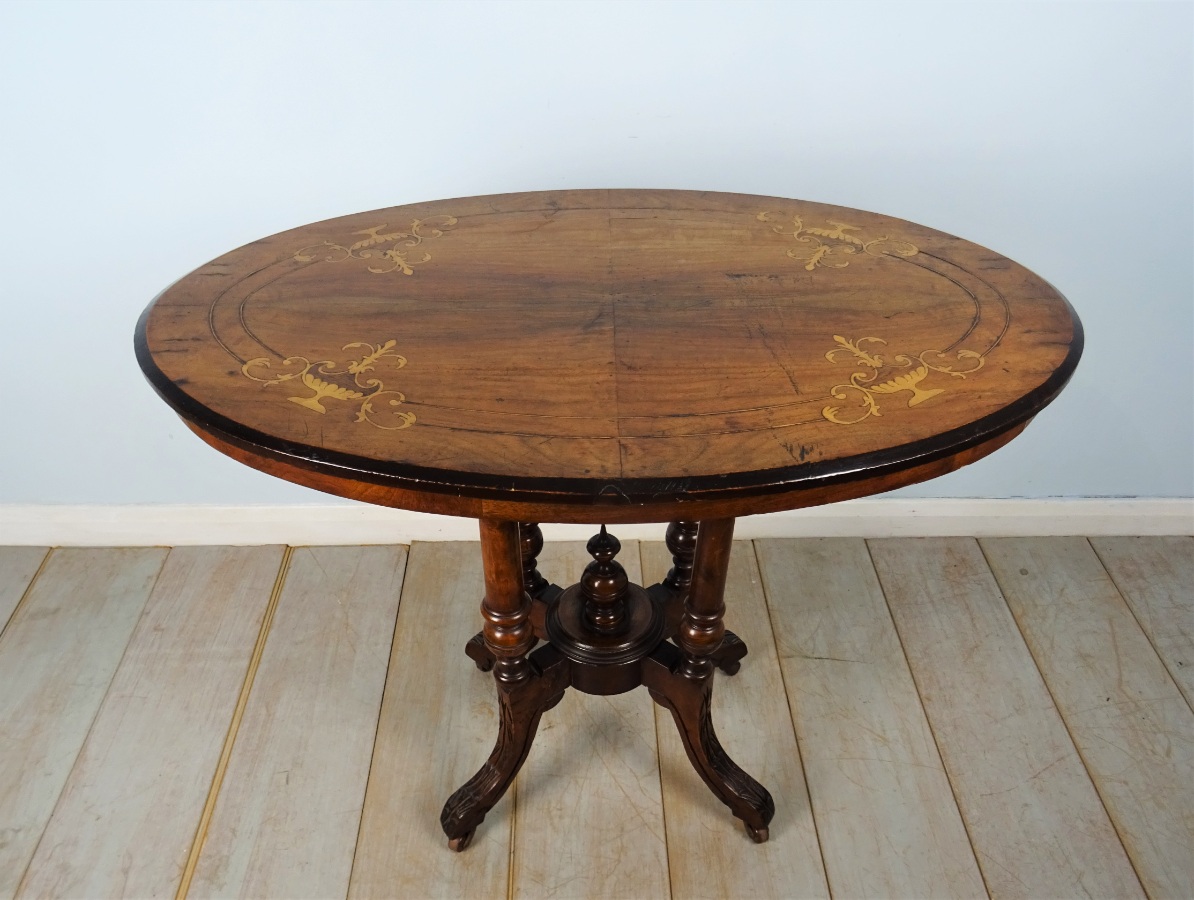 Small Oval Occasional Table